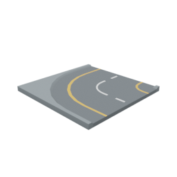 Road Corner Curved
